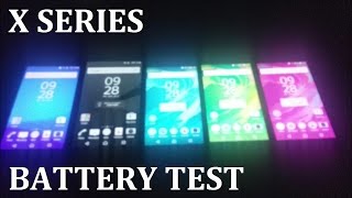 Sony Xperia X Performance Battery Life Test vs Xperia X Xperia XA Z5 Z5 Premium