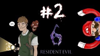 Residential Evil - Resident Evil 6 Jake Campaign Walkthrough / Gameplay w/ SSoHPKC Part 2 - Big Man Won't Die