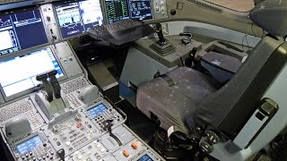 [報道公開] Airbus A350-900 Cockpit / エアバスA350 XWB コックピット