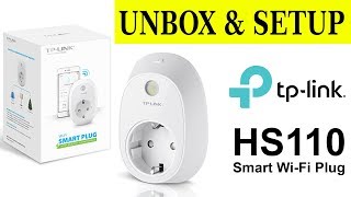 Unbox & setup TP Link HS110 - Smart Wifi plug