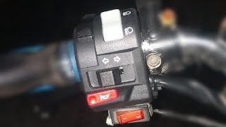 Comando de seta fazer250 2008 trocando com pisca alerta