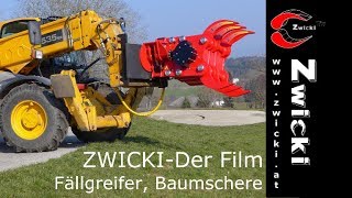 Fällgreifer Baumschere Forstzange Harvester Zange Problembaumfällung _ ZWICKI TV _  Der Film