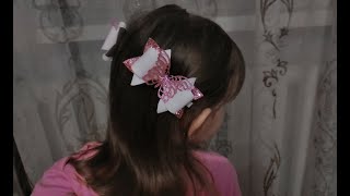 Банты с бабочками из экокожи и фоамирана за 6 минут /Канзаши. МК Натальи Бойко