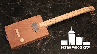 How to make a cigar box style electric guitar