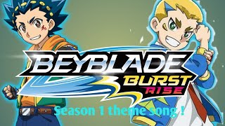 Beyblade Burst Rise theme song season 1 english dub fan made