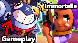 [EXCLU] GAMEPLAY TICK & SHELLY IMMORTELLE AVEC SON NOUVEAU STAR POWER !?! BRAWL STARS