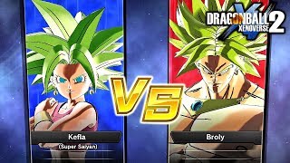 KEFLA VS BROLY ENGLISH DUB CHARACTER DIALOGUE! Dragon Ball Xenoverse 2 Gameplay (DLC Pack 7)
