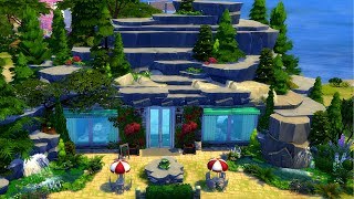 The Sims 4 || Speed Build || Cliffside Cafe Bar