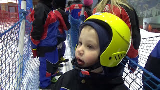 Макс в Дубаи День#7 едем кататься на санках и больших шарах в Ski Dubai