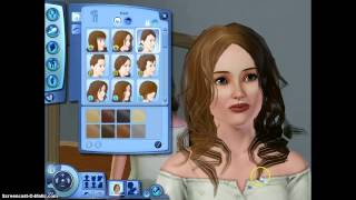 Sims3 Create A Sim - Hair And Face