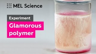 How to make resin in 5 minutes ("Glamorous polymer" experiment)