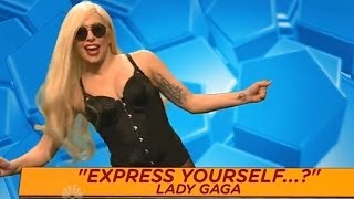 Lady Gaga Spoofs Madonna "Express Yourself" VS "Born This Way" on SNL