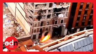 MASSIVE Explosion Destroys Residential Building in Central Madrid