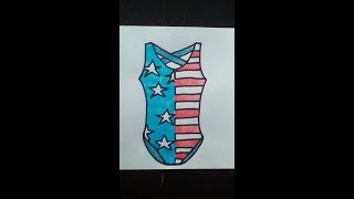 Как нарисовать купальник     -   How to draw a swimsuit Как нарисовать милые рисунки