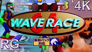 Wave Race 64 Rumble Pak - Nintendo 64 - Intro & Normal Playthrough 1st place [4K]