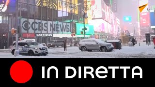 Tempesta di neve a New York