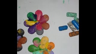 How To Recycle Old Crayons? l DIY multi-color crayons