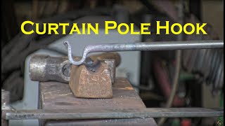 Simple Curtain Pole Hook