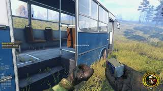 Dayz 0.62 - Сжечь автобус можно