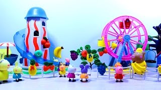 свинка пеппа  Набор  Fresh Fruit - Play  Doh. Мультфильм с игрушками