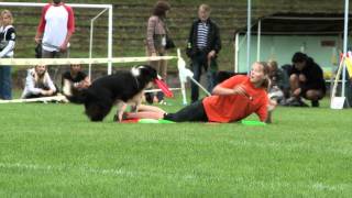 Ústecký psí festival 2011: Dogfrisbee - Alena Smolíková a Keysi