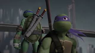 TMNT 2012 Turtles Saving Serpent Karai