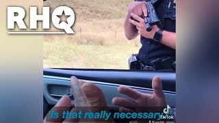 Cop Pulls Gun On Passenger For No Reason
