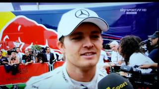 Nico Rosberg funny interview italian television