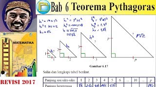 teorema pythagoras , matematika kelas 8 bse k13 rev 2017 siku siku sama kaki