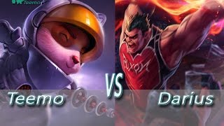 League of Legends - Astro Teemo vs Darius Top Full Game S5 (Preseason/ season 5)