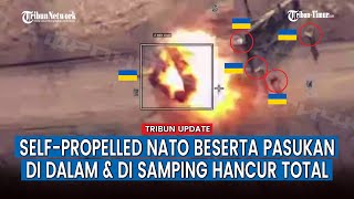 Kelompok Militer Rusia Lumpuhkan Senjata Self-Propelled Buatan NATO di Artemovsk