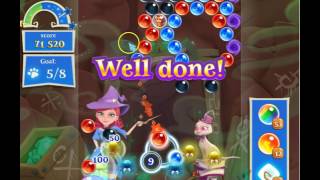 Bubble Witch Saga 2 Level 1567 wtih no booster & 2 bubbles left