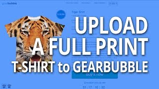 How to Design a Full Print T-shirt to Sell on Gearbubble