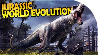 NEW JURASSIC WORLD EVOLUTION GAME - CREATING NEW DINOSAURS + BUILDING a JURASSIC PARK