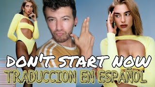?DUA LIPA ? DON'T START NOW✌Traduccion En Español? [REACCION]