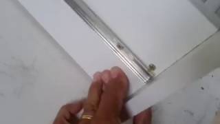 Gabarito para fixação de frentes de gavetas!