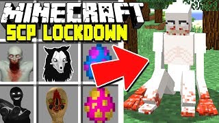 Minecraft SCP LOCKDOWN MOD / SCP 096, SCP 173, SCP 066, SCP 3008!! Minecraft Mods