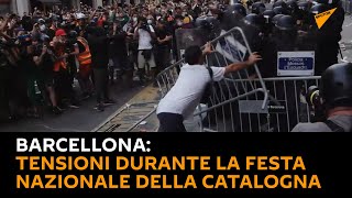 #Barcellona: tensioni durante la festa nazionale della #Catalogna
