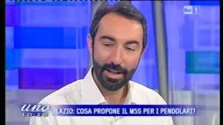 Silvana Carcano e Davide Barillari a Uno Mattina