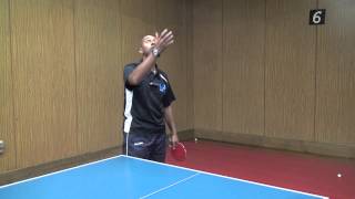 Jun Mizutani High Toss Serve | Table Tennis | PingSkills
