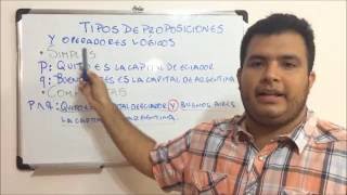 PROPOSICIONES SIMPLES Y COMPUESTAS (LÓGICA VIDEO 3)