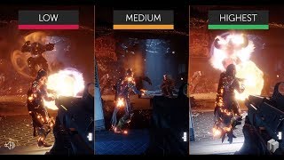 Destiny 2 PC Beta – Highest vs. Medium vs. Low | PC | 4K UHD Graphics Comparison