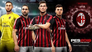 Итальянский футбольный клуб "Милан" присоединился к игре PES 2019!