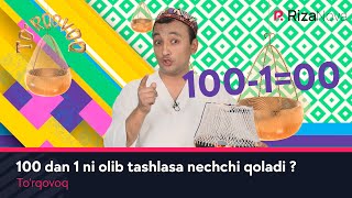 To'rqovoq - 100 dan 1 ni olib tashlasa nechchi qoladi ? (hajviy ko'rsatuv)