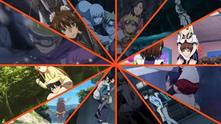 11 Аниме, в котором парень носит девушку на плечи / спине | Shoulder riding in anime