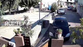 Greece: CCTV camera footage shows moment 5.8-magnitude hits Crete