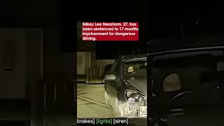 Shocking Moment Dangerous Driver RAMS Police Car