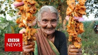 Indian great-grandmother YouTube star - BBC News
