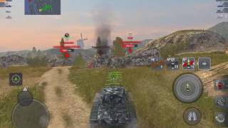 WoT Blitz Game Play - ARL 44 Platoon