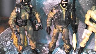 GI JOE CUSTOM  SERBIAN COMMANDOS ACTION FIGURES